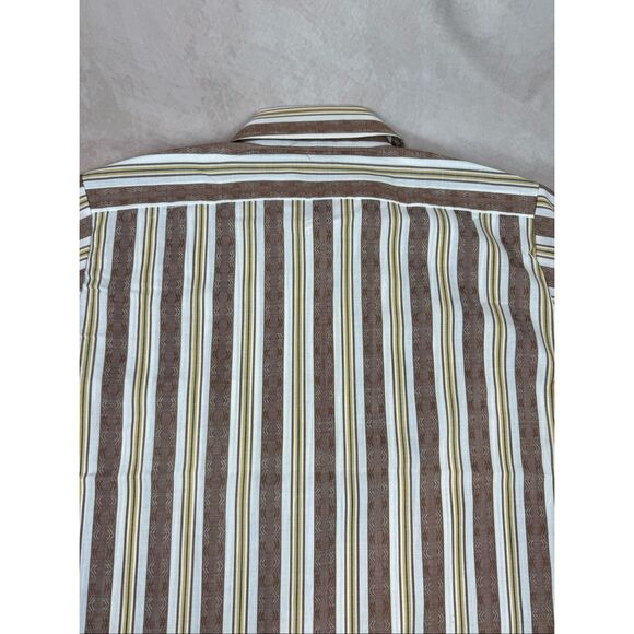 Vintage Sears Kings Road 1970s Button Up Shirt Dagger Collar Size Medium - Picture 10 of 12